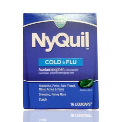Vicks Nyquil Cold & Flu Liquicaps 16s