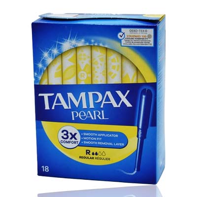 Tampax Pearl Regular 18s