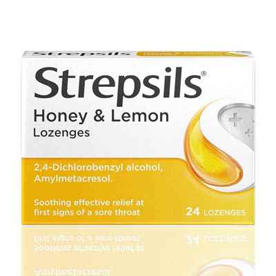 Strepsils Honey & Lemon Lozenges 24s