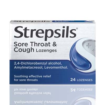 Strepsils Sore Throat & Cough Lozenges 24s