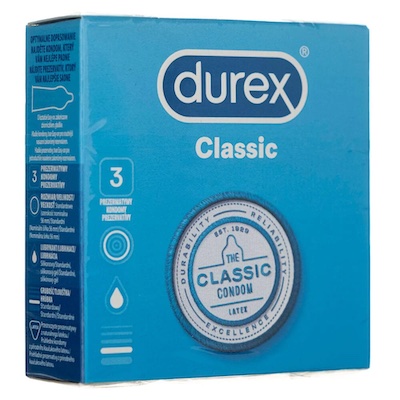 Durex Condom Classic Original 3's