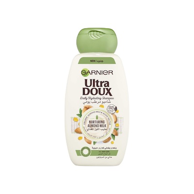 Garnier Ultra Doux Shampoo 400ml (Nurturing Almond Milk)