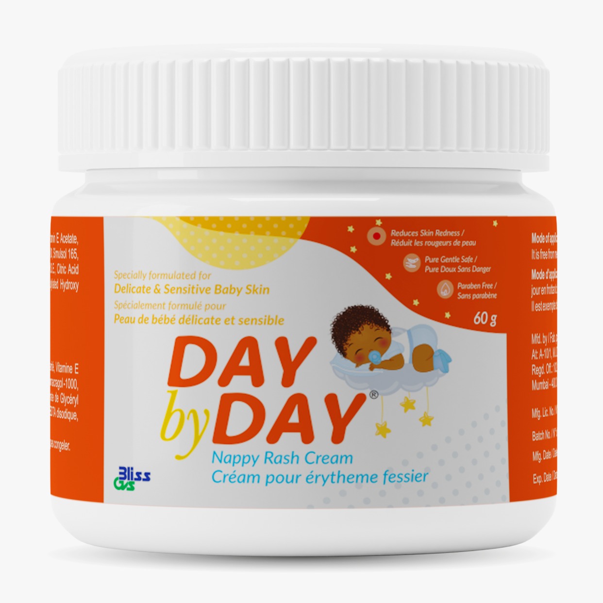 DAY BY DAY NAPPY RASH Cream 60G
