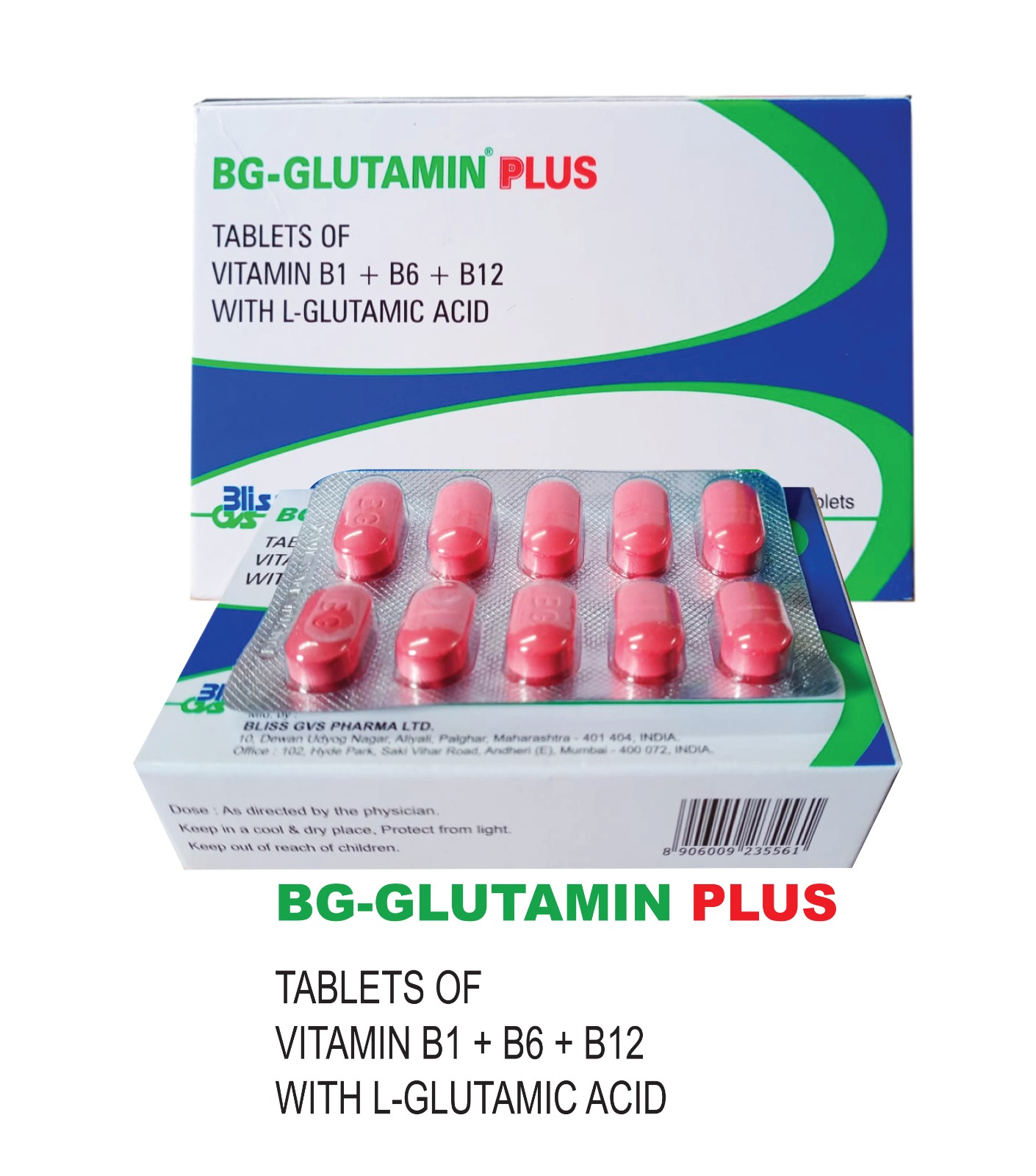 BG GLUTAMIN PLAIN Tablets