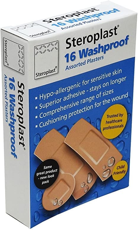 Steroplast Plasters Washproof Assorted 16's