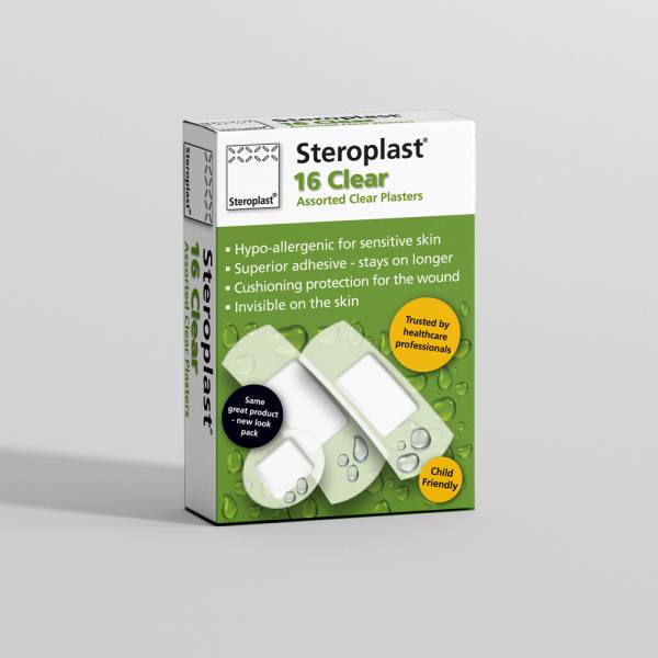 Steroplast Plasters Clear Assorted 16's