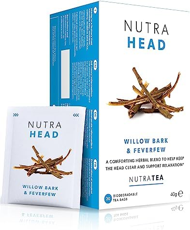 Nutra Head Tea - Willow Bark & Feverfew - 20's