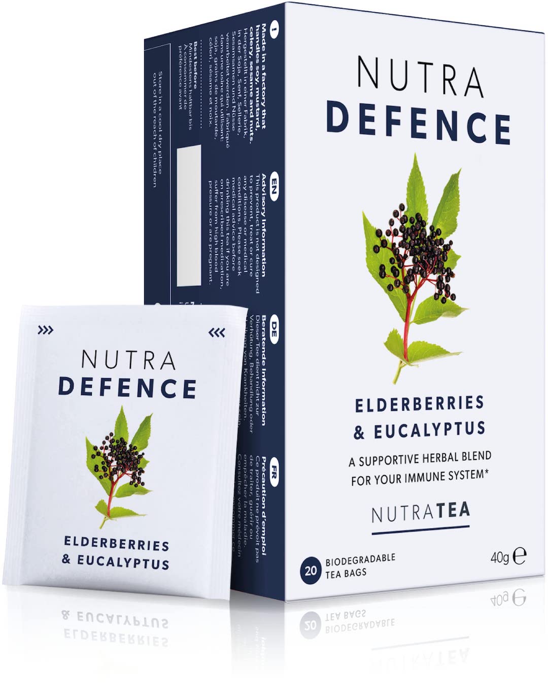 Nutra Defence Tea - Elderberries & Eucalyptus - 20's