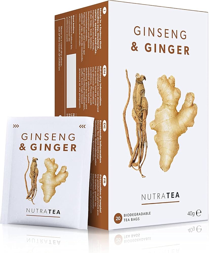 Nutra Tea - Ginseng & Ginger - 20's