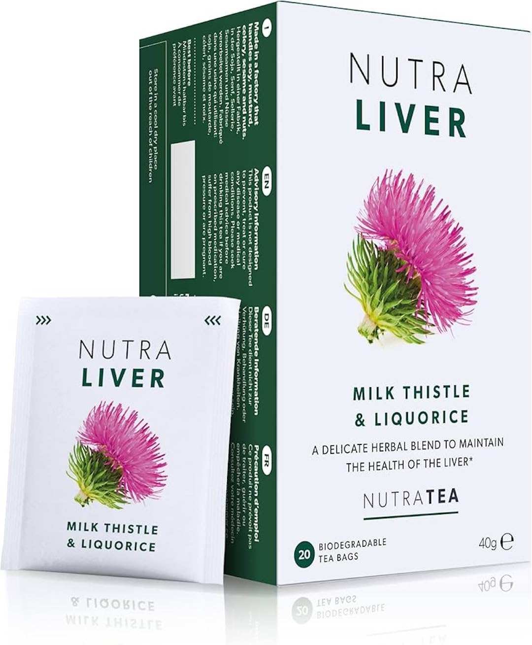 Nutra Liver Tea - Milk Thistle & Liquorice - 20's