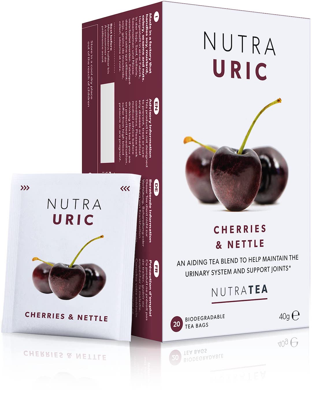 Nutra Uric Tea - Cherries & Nettle - 20's