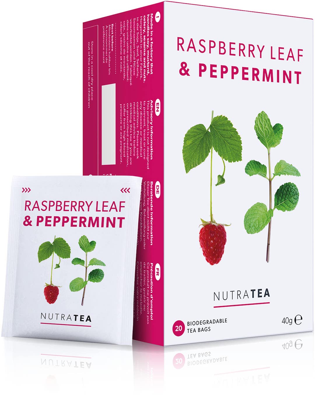 Nutra Tea - Raspberry Leaf & Peppermint - 20's