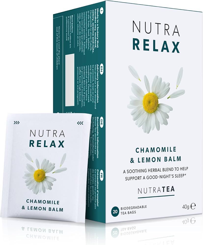 Nutra Relax Tea - Chamomile & Lemon Balm - 20's