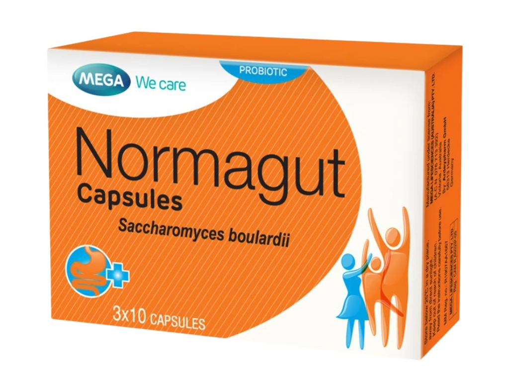 NORMAGUT 250mg Capsules - 3x10's