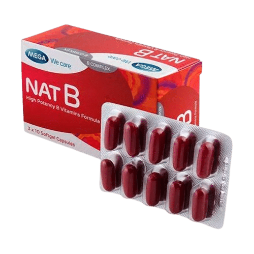 NAT B Softgel Capsules - 3x10