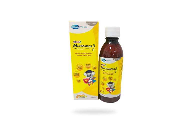 KIDDZ MAXXOMEGA SYRUP (Orange & Lemon Flavour) 200ml
