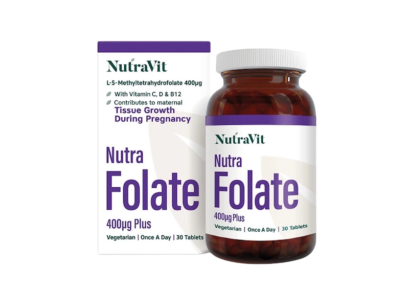 Nutra Folate 400mcg Plus Tabs - 30's