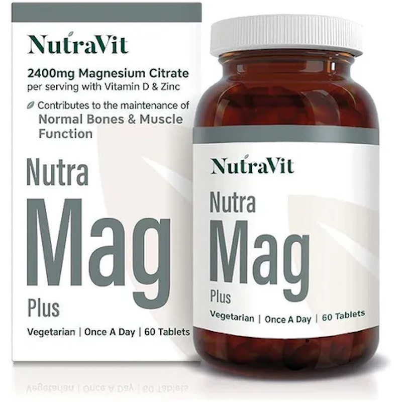 Nutra Magnesium Citrate Plus Tabs - 60's