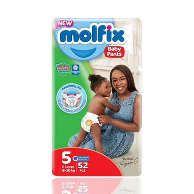 Molfix Pants Size 5 X-Large (15-20Kg) 52’s