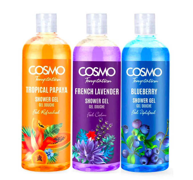 COSMO ASSORTED SHOWERGELS 100ML