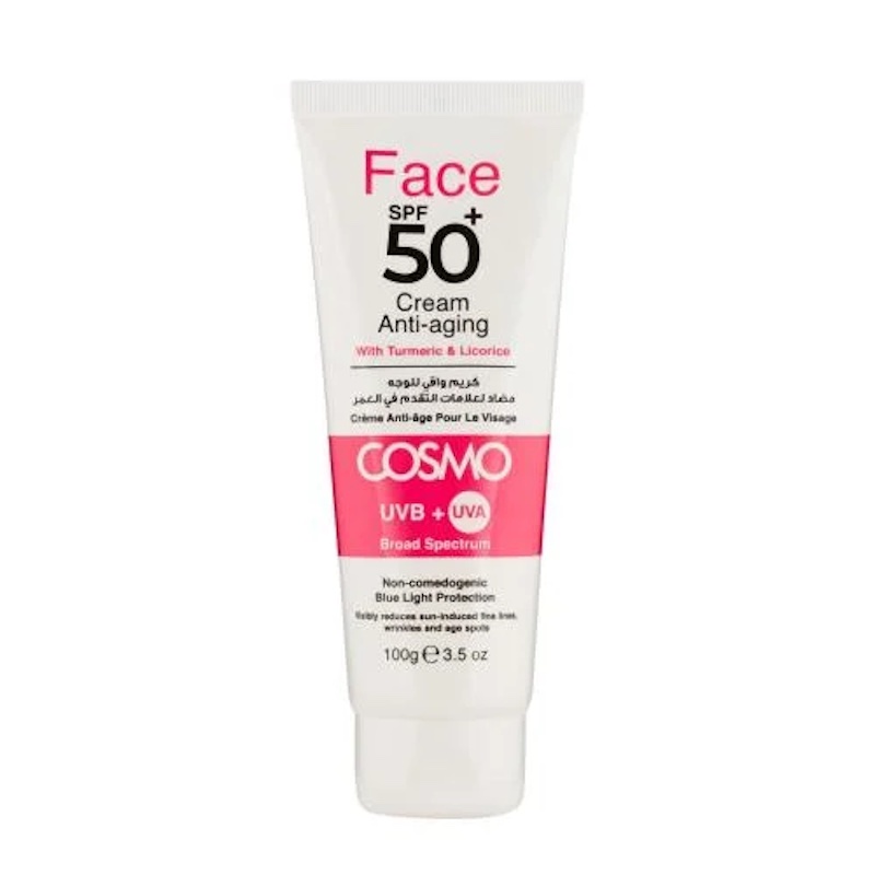 COSMO A/AGING TURMERIC SPF 50 100GM