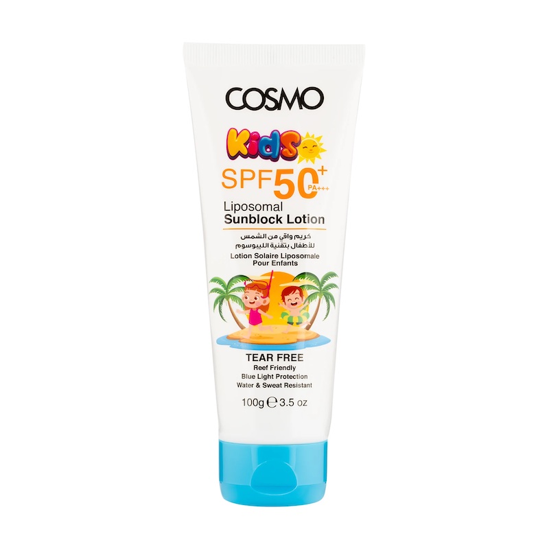 COSMO KIDS SPF 50+LIPSOMAL S/BLOCK LTN 100G