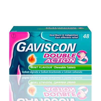 Gaviscon Double Action Mint Tablets 48s