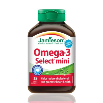 JAMIESON OMEGA-3 SELECT MINI SOFTGELS 35`S