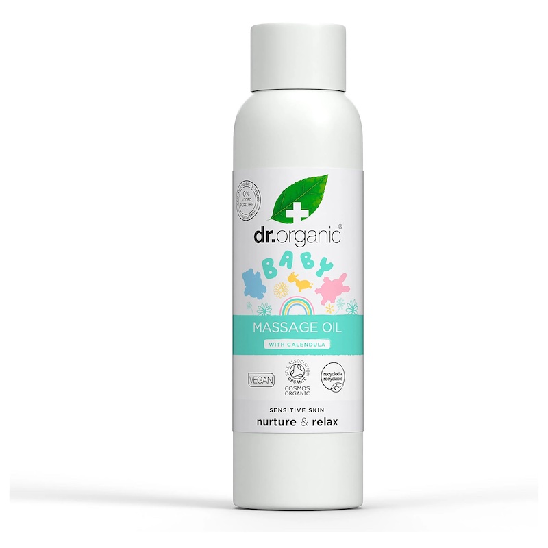 Dr Organic Baby Massage Oil 150ml with Calendula