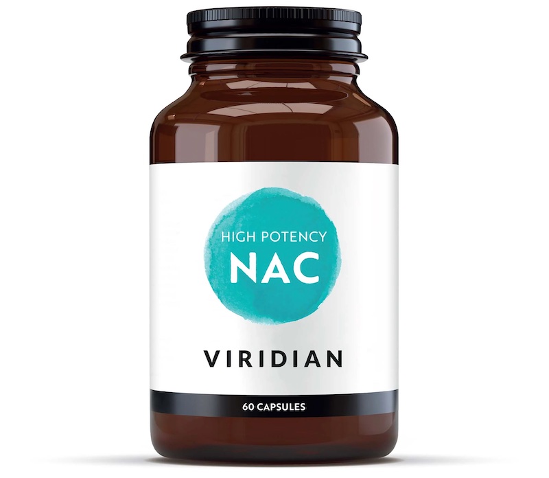 Viridian NAC 600mg High Potency Vcaps 60’s