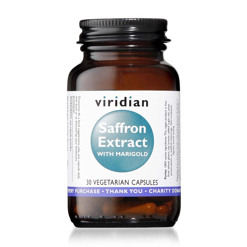 Viridian Saffron Extract 30mg with Marigold Vcaps 30's
