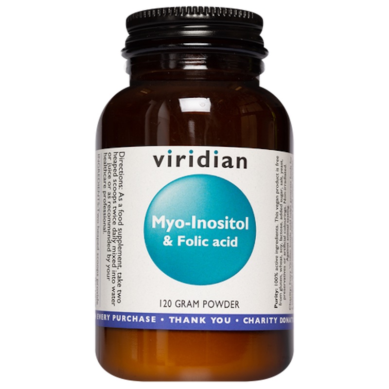 Viridian Myo-Inositol & Folic Acid Powder 120g