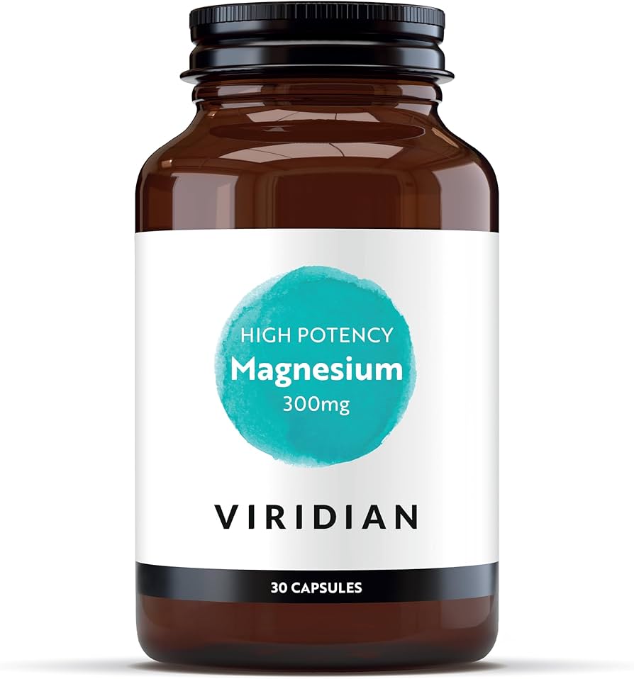 Viridian Magnesium 300mg Veg Caps 30’s