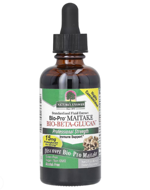 Nature's Answer Tinctures Maitake Bio Beta Glucan 60ml