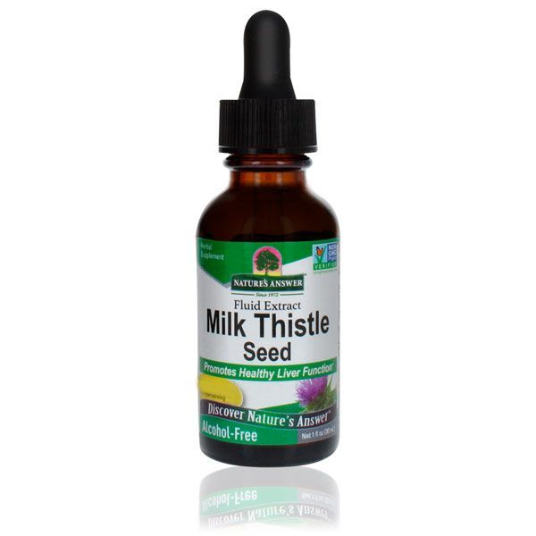 Nature’s Answer Milk Thistle 30ml – Alcohol-Free Herbal Liver Support