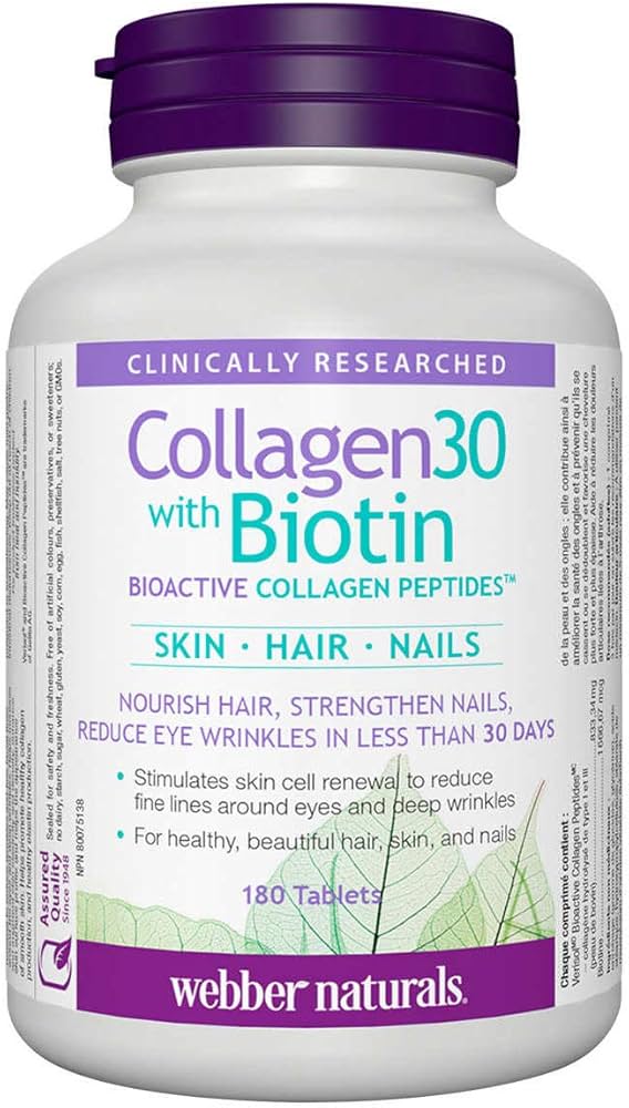 Webber Naturals Collagen30 with Biotin Tablets 120's