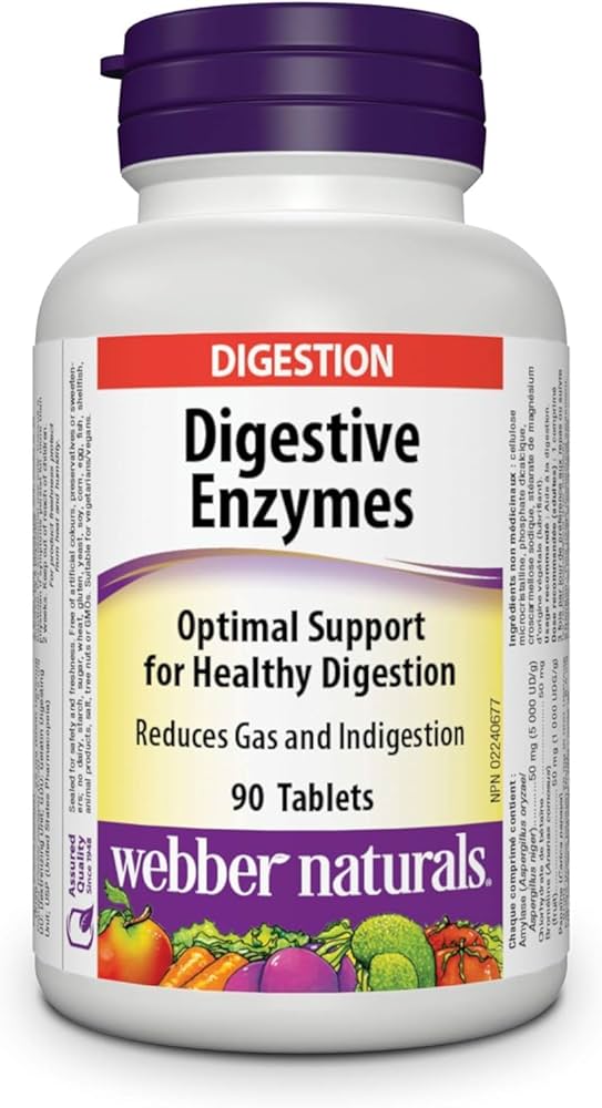 Webber Naturals Digestive Enzymes Tablets 90s