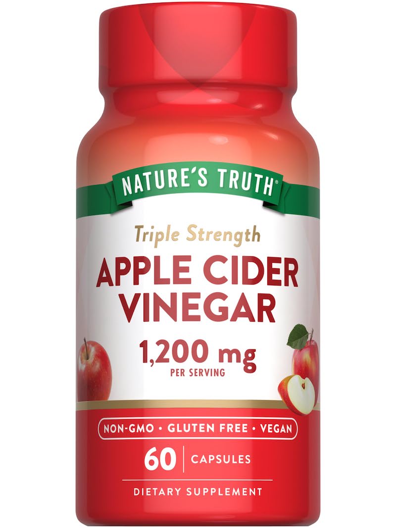 Nature's Truth Apple Cider Vinegar 1200mg Veg Caps 60s