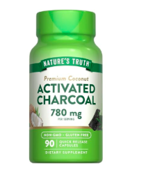 Nature's Truth Activated Charcoal 780mg QR Caps 90s