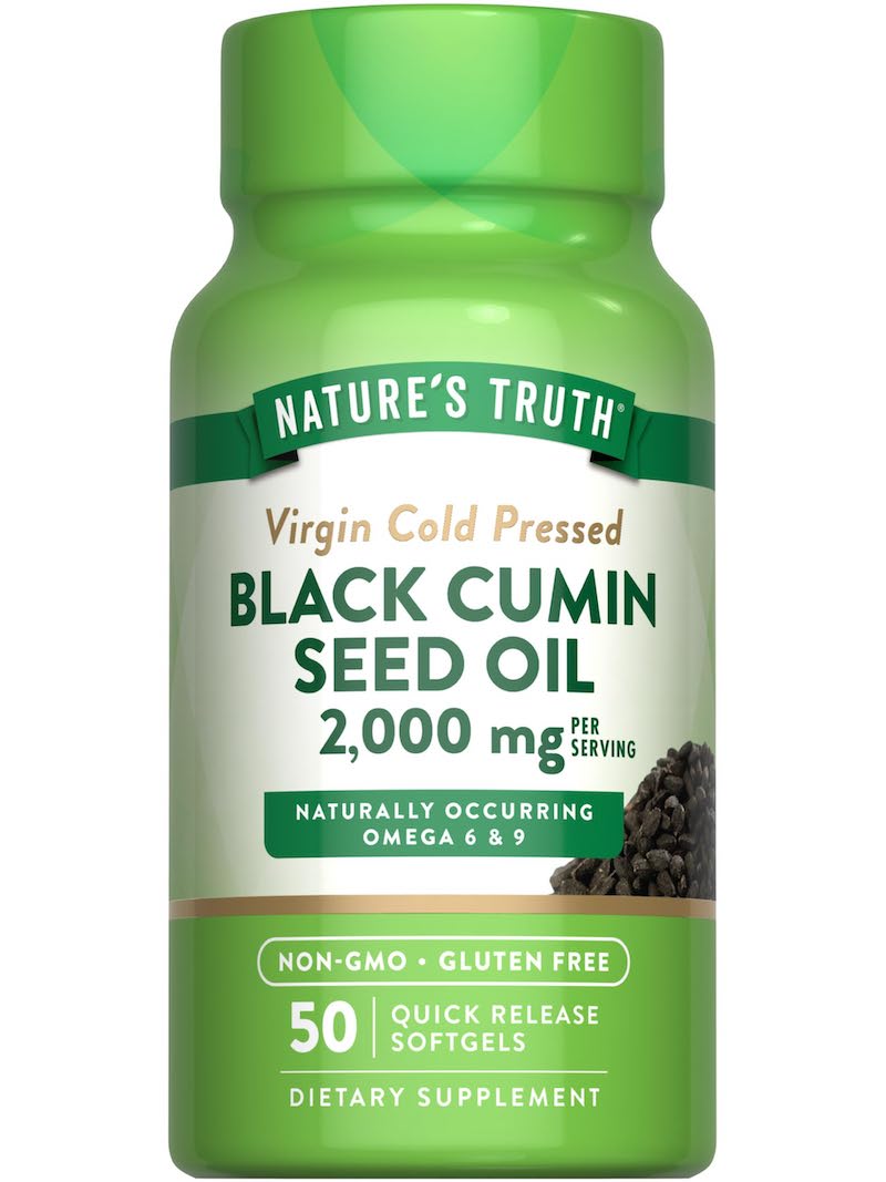 Nature's Truth Black Cumin Seed Oil 2000mg QR Softgels 50s