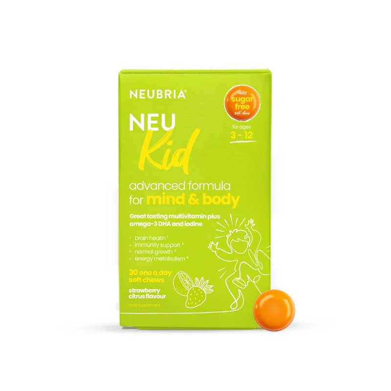 Neubria Neu Kid – Multivitamin + Omega 3 Sugar-Free Soft Chews 30s