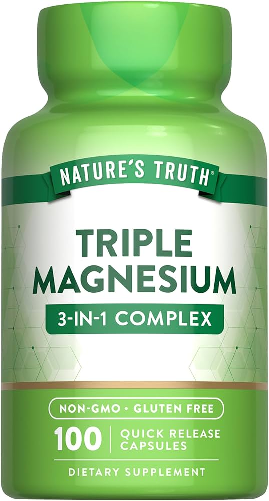 Nature’s Truth Triple Magnesium Complex QR Caps 100s