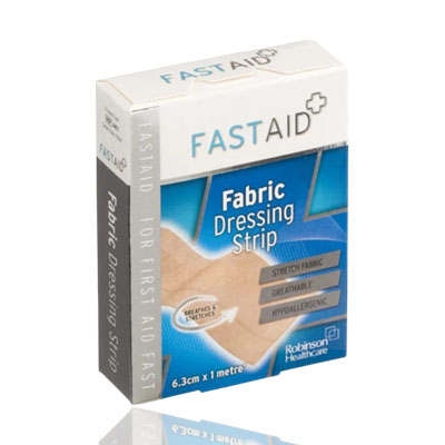 FAST AID FABRIC DRESSING STRIP 6 CM X  1 METRE