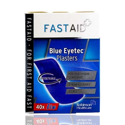 FAST AID BLUE EYETEC PLASTERS 40`S