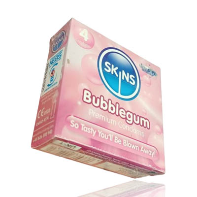 Skins Bubblegum Condoms 4s