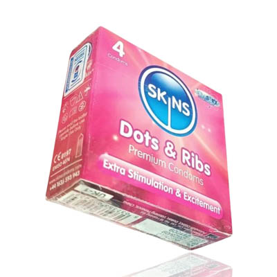 Skins Dots & Ribs Condoms 4S