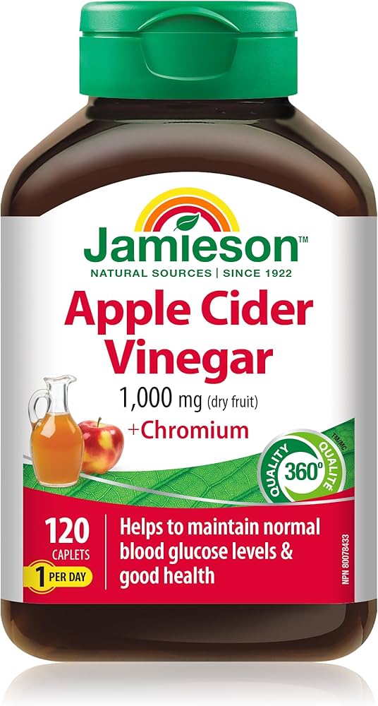 Jamieson Apple Cider Vinegar Chromium Caplets 120’s