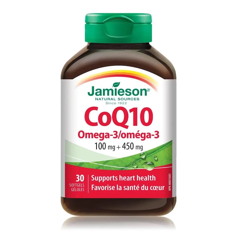 JAMIESON CoQ10 + Omega-3 Softgels 30’s