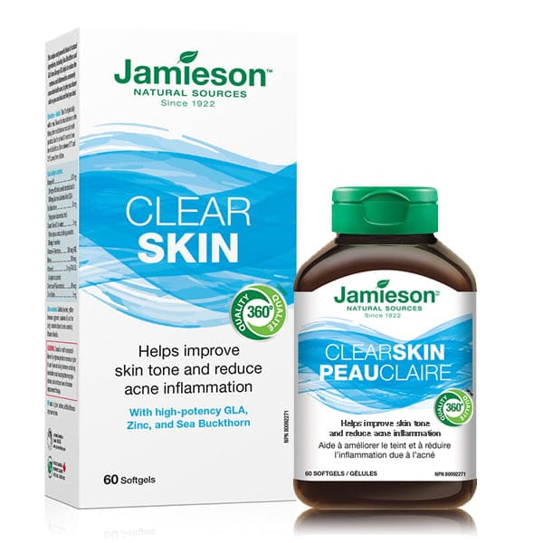 Jamieson Clear Skin Softgels 60’s
