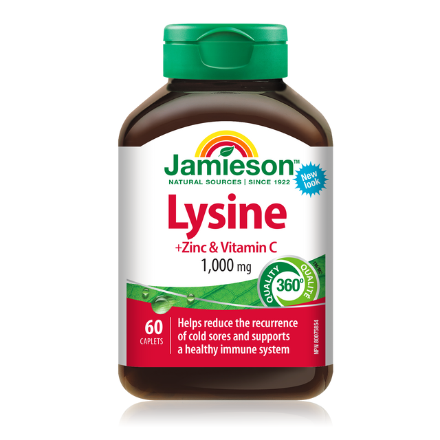 Jamieson Lysine 1000mg Caplets 60's